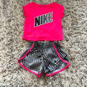 Baby girl 12 month Nike set